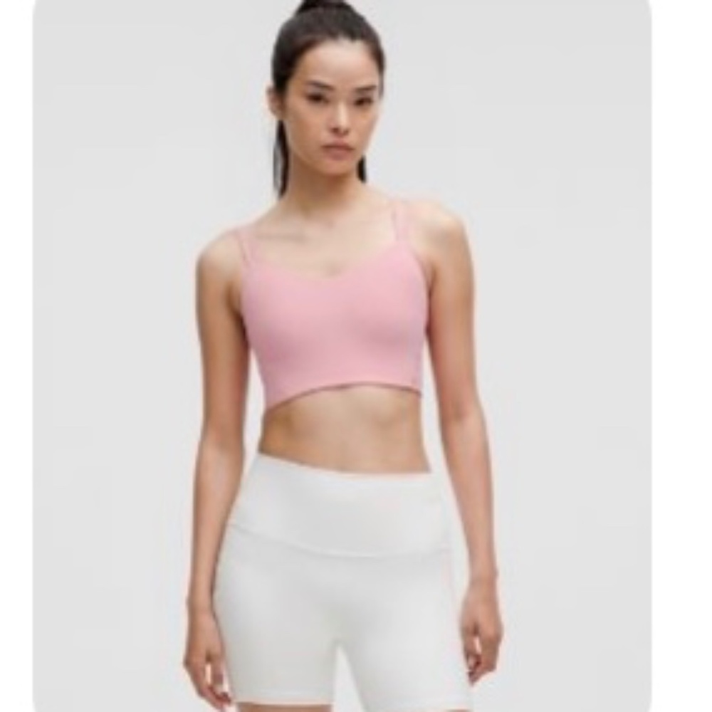 Like a Cloud Ribbed Longline Bra Light Support B/C Cup Size 6